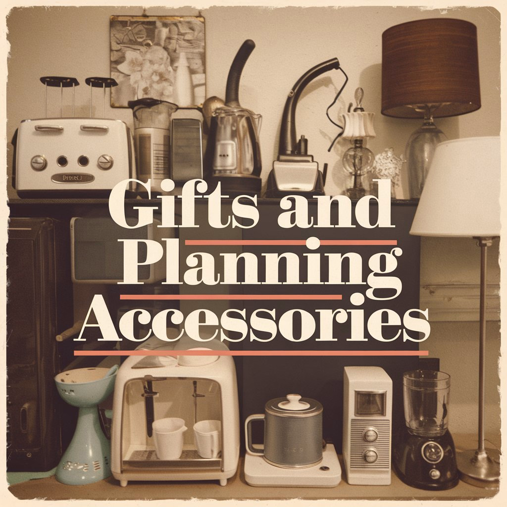 wedding gifts and planning accessories
