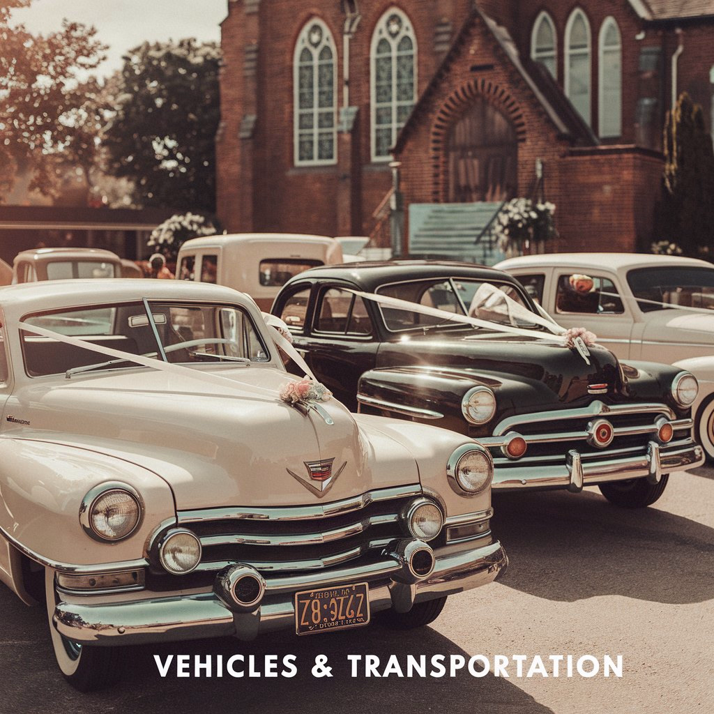 wedding vehicles and transportation