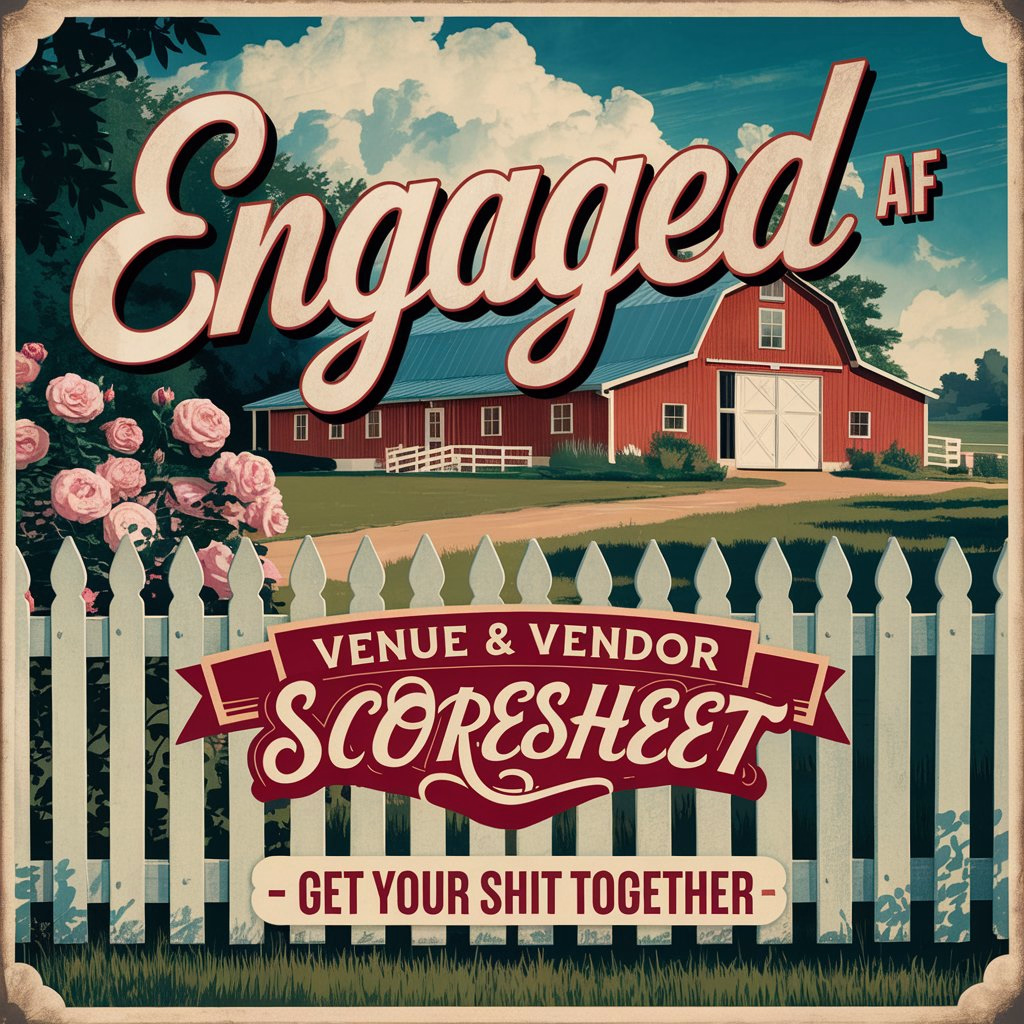 wedding venue and vendor scoresheet